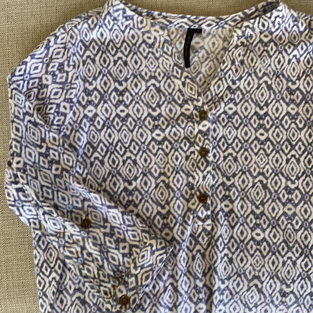Petite large patterned blouse - Picture 5 of 9